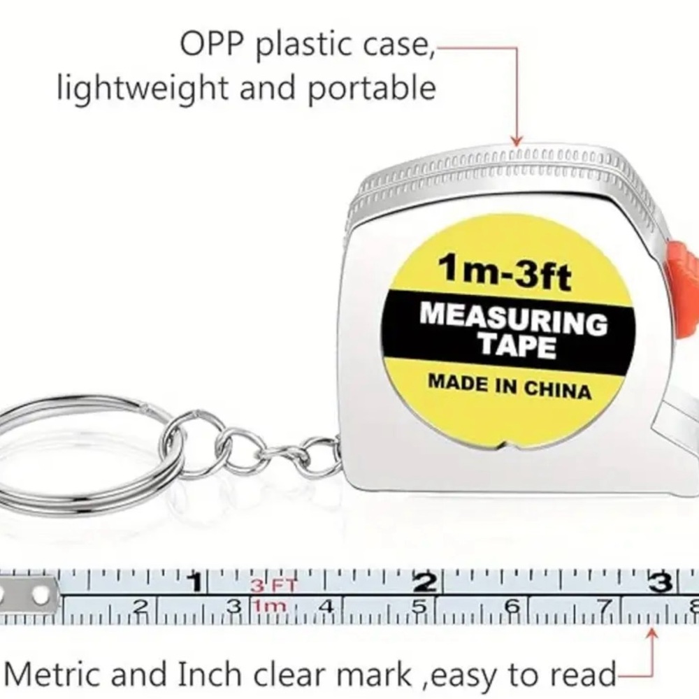 Measuring Tape Keychain - Picture 2 of 4